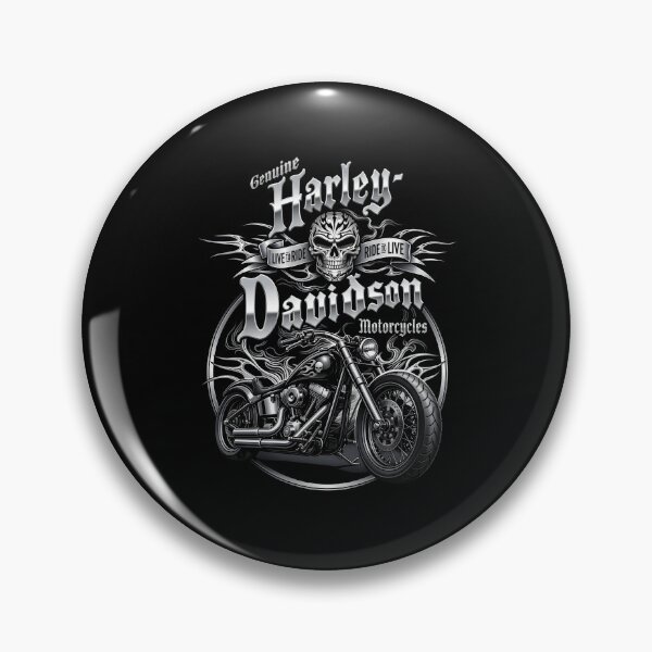 Item preview, Vintage Harley-Davidson Biker Skull designed and sold by interdesigner.