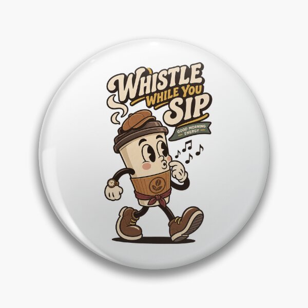 Item preview, Cheerful Coffee Character In Newsboy Cap designed and sold by HoopeStylee.