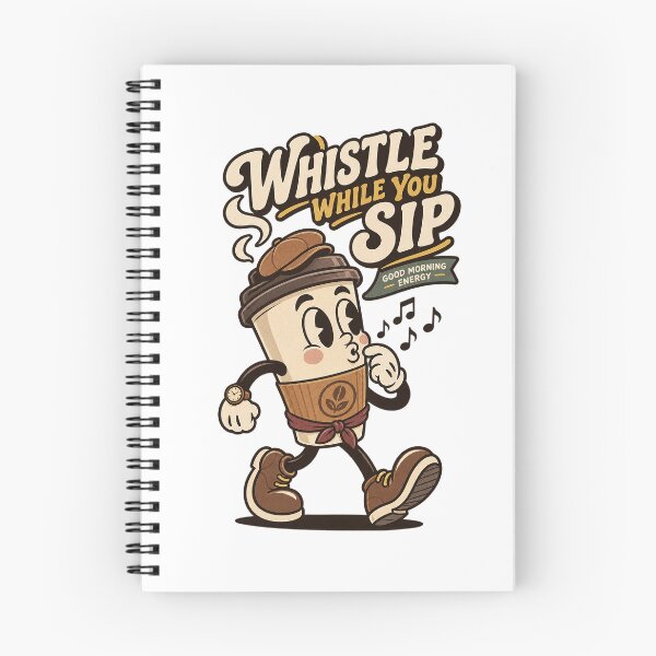 Item preview, Cheerful Coffee Character In Newsboy Cap designed and sold by HoopeStylee.