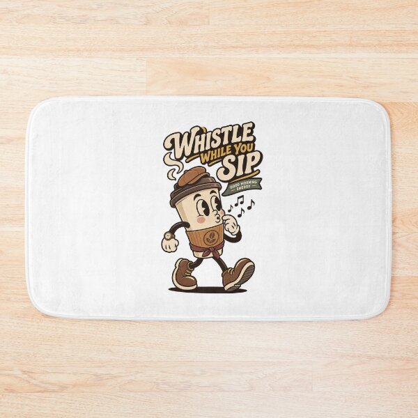 Item preview, Cheerful Coffee Character In Newsboy Cap designed and sold by HoopeStylee.