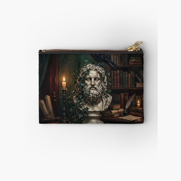 Item preview, Dark Academia Greek Statue Raven Moody Gothic Oil Painting designed and sold by BestCoolStuff.