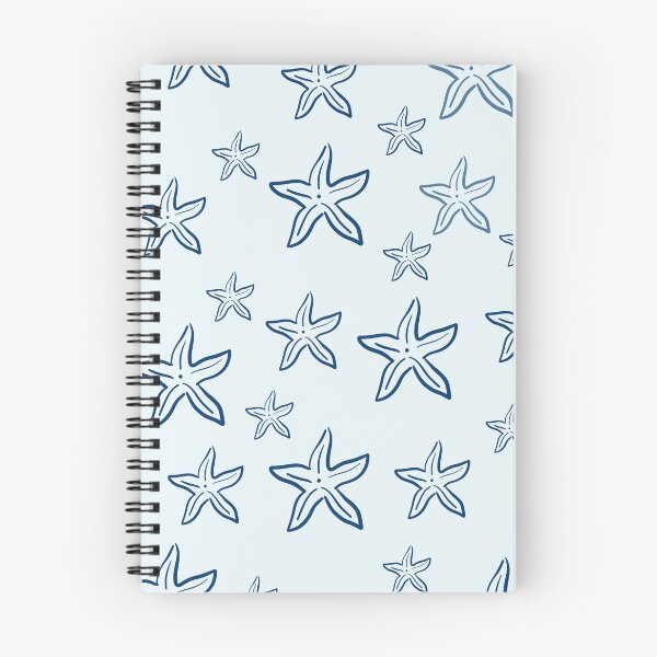 Item preview, Minimal Blue Starfish Coastal Pattern designed and sold by Marietna2110.