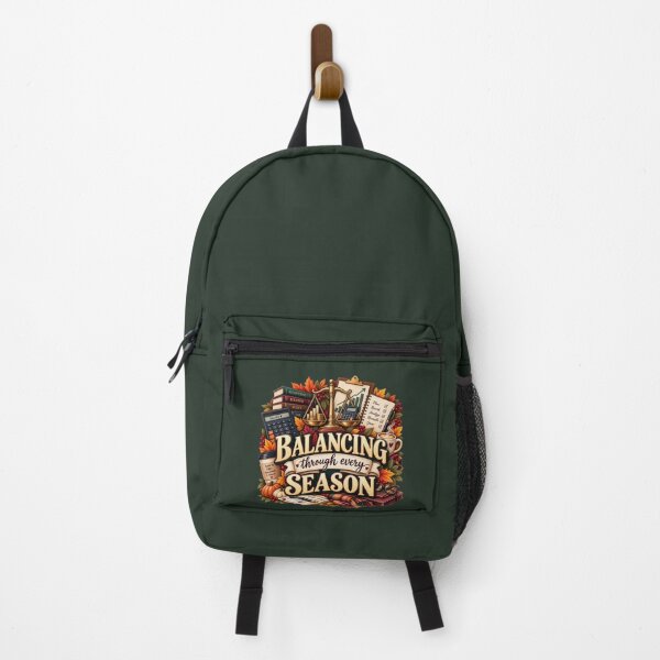 Item preview, Balancing Through Every Season – Autumn Accountant Finance Design designed and sold by astersgraphics.