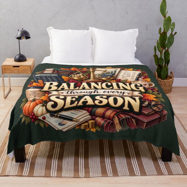 Item preview, Balancing Through Every Season – Autumn Accountant Finance Design designed and sold by astersgraphics.