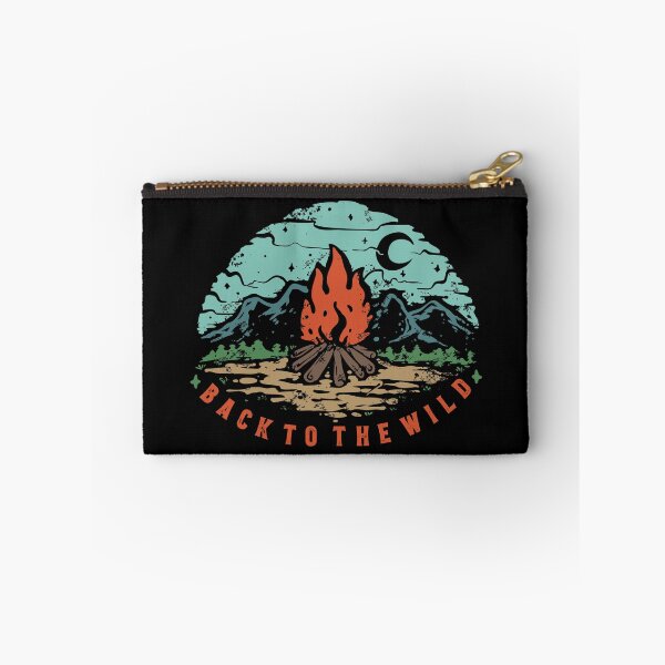 Item preview, Back To The Wild – Vintage Campfire Mountain Night Graphic designed and sold by heedooppod.