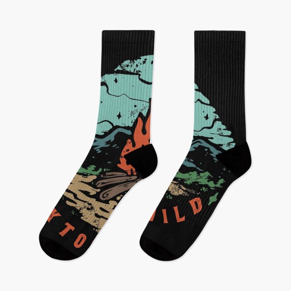 Item preview, Back To The Wild – Vintage Campfire Mountain Night Graphic designed and sold by heedooppod.