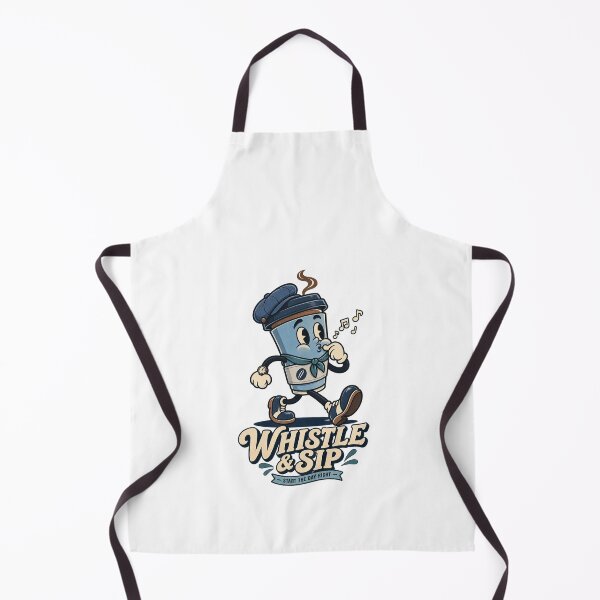 Item preview, Stylish Navy Coffee Character Walking Cheerfully designed and sold by HoopeStylee.