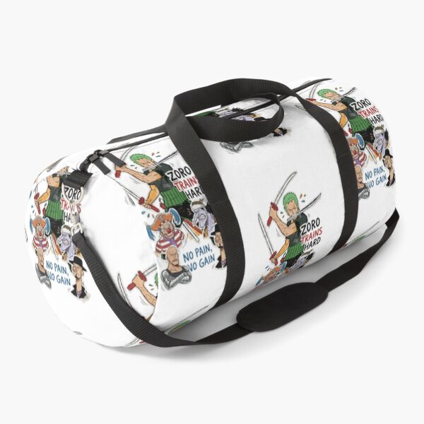 Item preview, Zoro Trains Hard No Pain No Gain Anime Sticker Art designed and sold by FreakToons.