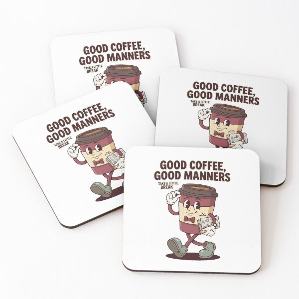 Item preview, Gentleman Coffee Cup Mascot Tipping Hat designed and sold by HoopeStylee.