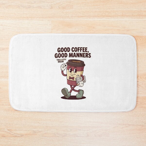 Item preview, Gentleman Coffee Cup Mascot Tipping Hat designed and sold by HoopeStylee.