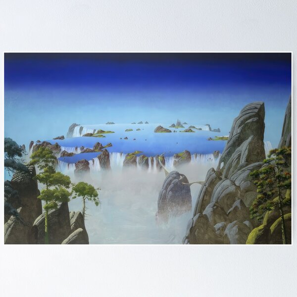 Item preview, Roger Dean Art – Surreal Fantasy Landscape designed and sold by CleoniqueH.