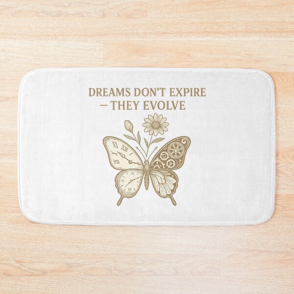 Item preview, Dreams Don’t Expire — They Evolve | Steampunk Butterfly Motivational T-Shirt designed and sold by SoulThread Studio.