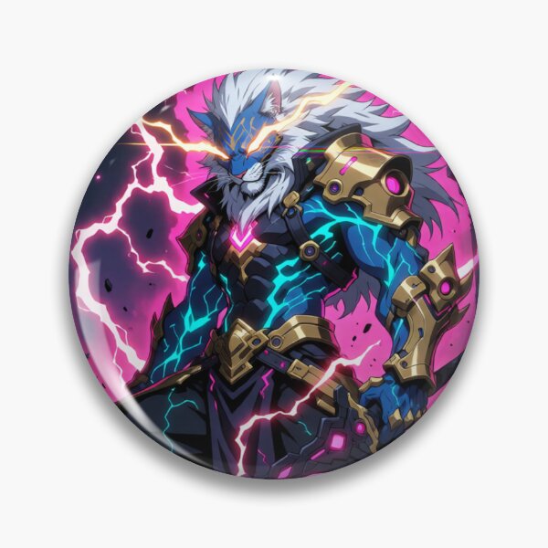 Item preview, Blue Beast Unleashed in Flame and Might (V7) designed and sold by SabaMirzique.