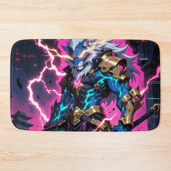 Item preview, Blue Beast Unleashed in Flame and Might (V7) designed and sold by SabaMirzique.