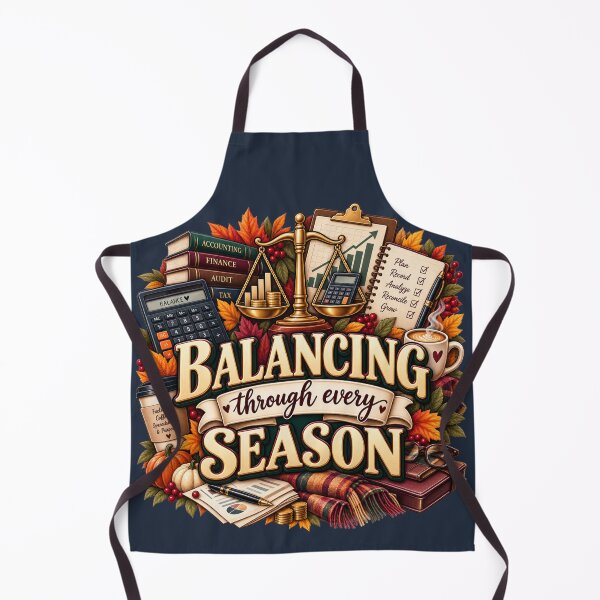 Item preview, Balancing Through Every Season – Autumn Accountant Finance Design designed and sold by astersgraphics.
