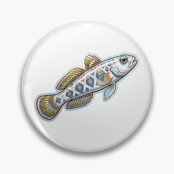 Item preview, Darter Fish Colorful Freshwater Aquarium Art designed and sold by KenworksDigital.