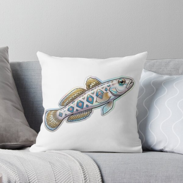 Item preview, Darter Fish Colorful Freshwater Aquarium Art designed and sold by KenworksDigital.