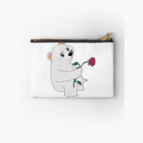 Item preview, Cute Polar Bear Holding a Red Rose designed and sold by RedDragonStudio.