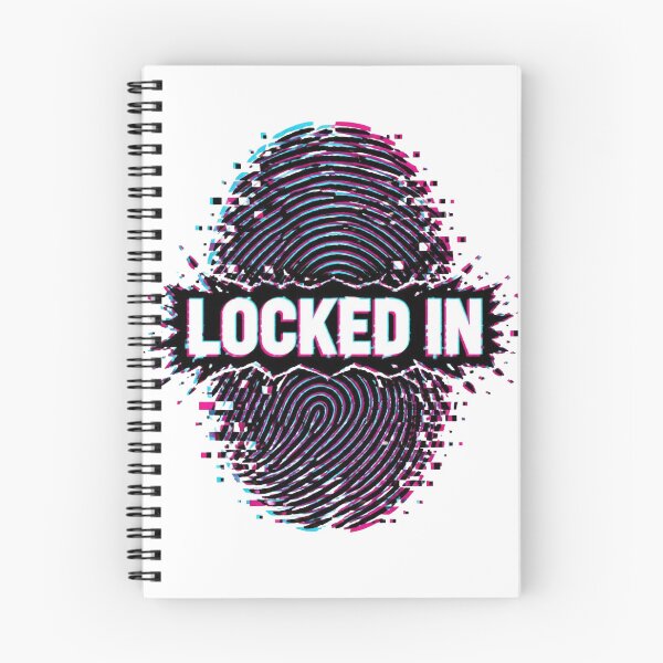 Item preview, Locked In - Glitch Fingerprint Cyber Art designed and sold by DarkCodeLabs1.
