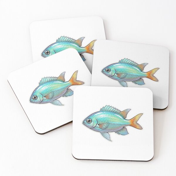 Item preview, Chromis Reef Fish Colorful Tropical Aquarium Art designed and sold by KenworksDigital.