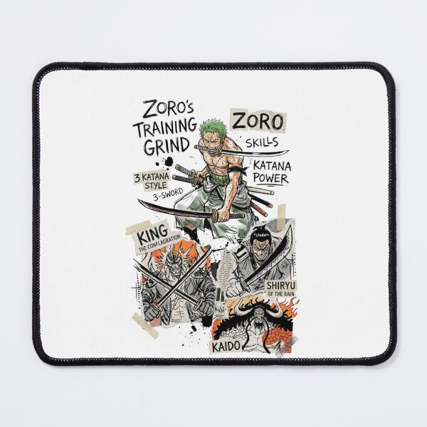 Item preview, Roronoa Zoro 3 Katana Style vs Anime Enemies Collage Art designed and sold by FreakToons.