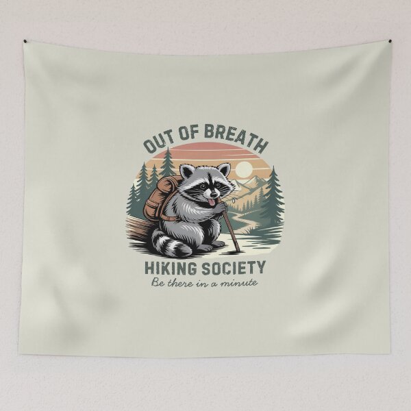 Item preview, Hiking Society, Out of Breath,  designed and sold by MalwasBasket.