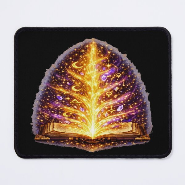 Item preview, Enchanted Magic Book – Cosmic Knowledge and Mystic Energy designed and sold by TroviTutto.