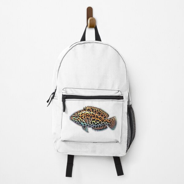 Item preview, Leopard Grouper Tropical Reef Fish Art designed and sold by KenworksDigital.