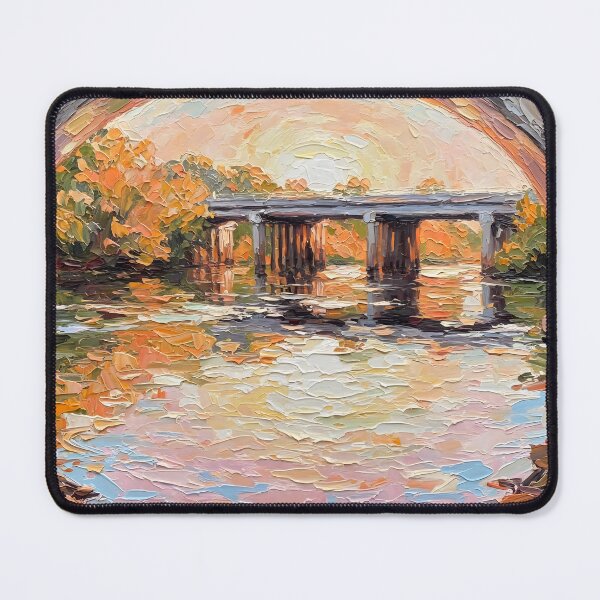 Item preview, Bridge Over the Peace River, AI-styled original photo designed and sold by Flaunting Florida.