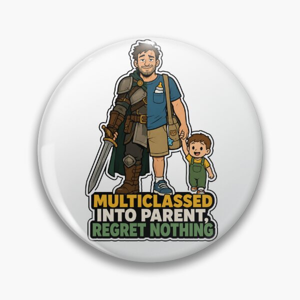 Item preview, Multiclassed Into Parent, Regret Nothing designed and sold by Print Loft.
