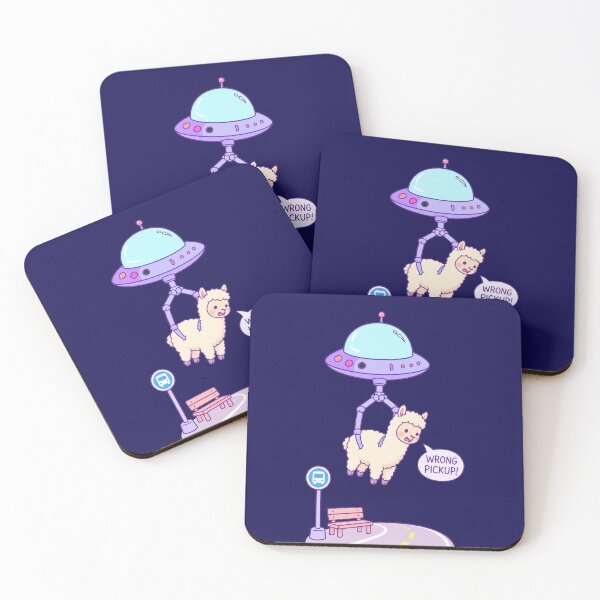 Item preview, Wrong Pickup Cute Pastel Kawaii Alpaca UFO Abduction Graphic designed and sold by SVox.