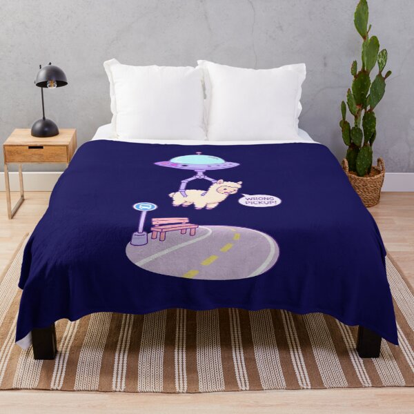 Item preview, Wrong Pickup Cute Pastel Kawaii Alpaca UFO Abduction Graphic designed and sold by SVox.