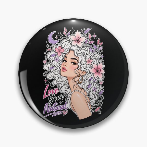 Item preview, Love Your Natural - curly hair designed and sold by Lily Lola.