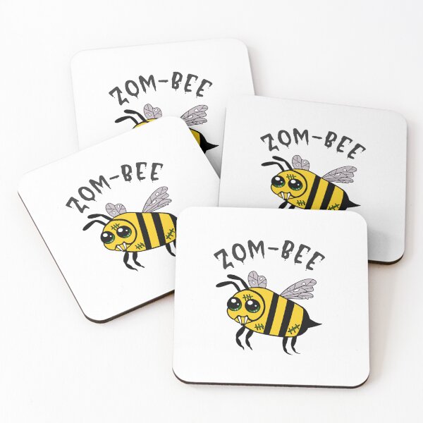 Item preview, Cute Halloween Zombie Bee Pun designed and sold by Sartoris Art.