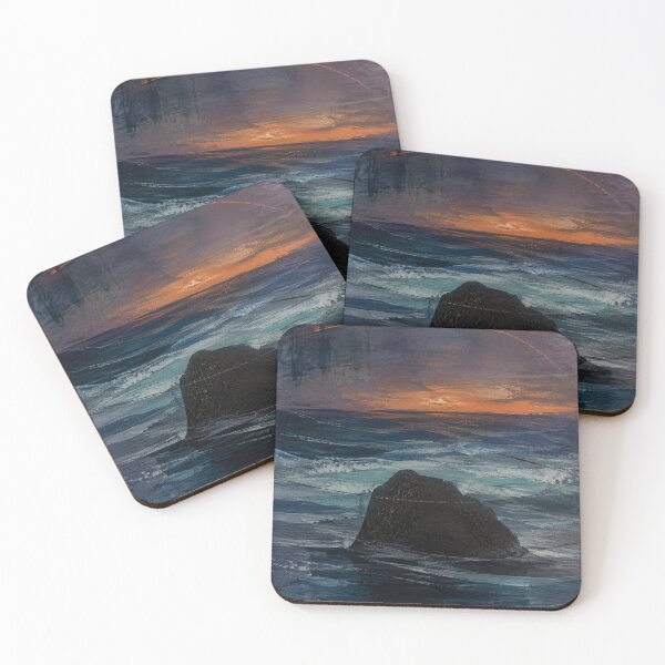 Item preview, El Tunco Beach Sunset – El Salvador Surf City Ocean Art designed and sold by GutyzDesignsES.