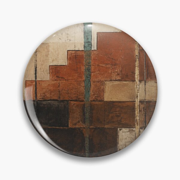 Item preview, Tazumal Ancestral Memory – Earthy Geometric El Salvador Abstract Art designed and sold by GutyzDesignsES.