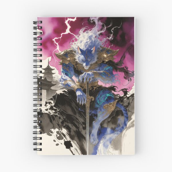 Item preview, Blue Beast Unleashed in Flame and Might (V9) designed and sold by SabaMirzique.