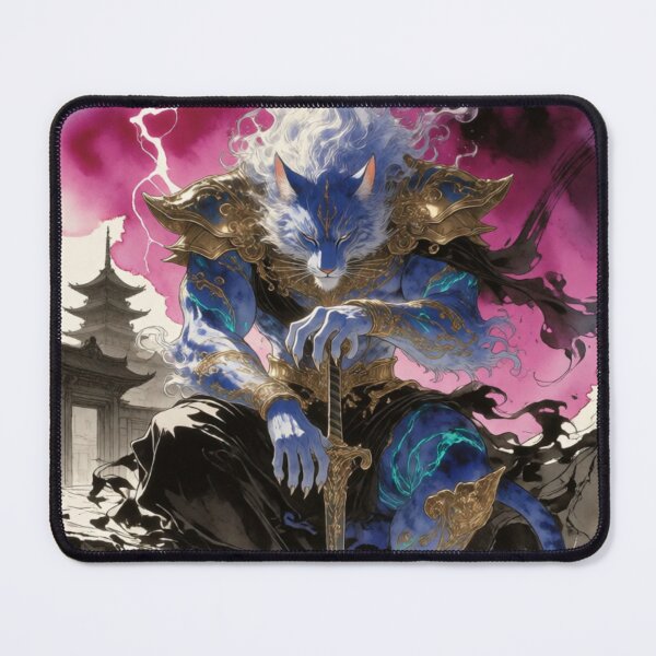 Item preview, Blue Beast Unleashed in Flame and Might (V9) designed and sold by SabaMirzique.