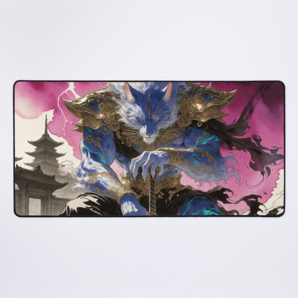 Item preview, Blue Beast Unleashed in Flame and Might (V9) designed and sold by SabaMirzique.