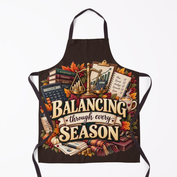 Item preview, Balancing Through Every Season – Autumn Accountant Finance Design designed and sold by astersgraphics.