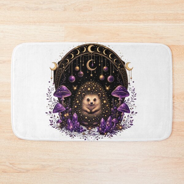 Item preview, Starry Hedgehog of the Milky Way – Cute Celestial Magic designed and sold by CosmicFlora Studio.