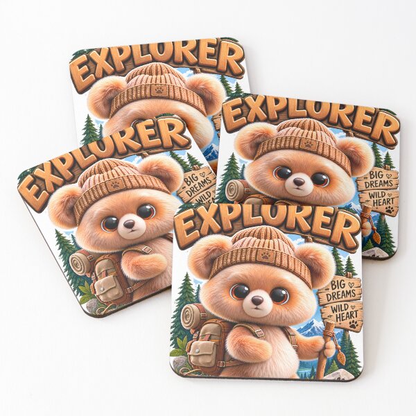 Item preview, Little Explorer Cute Bear Adventure designed and sold by gerito1991bs.