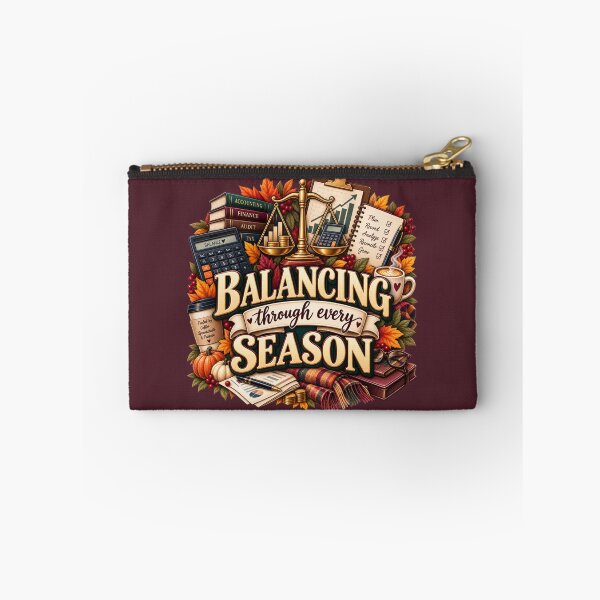 Item preview, Balancing Through Every Season – Autumn Accountant Finance Design designed and sold by astersgraphics.