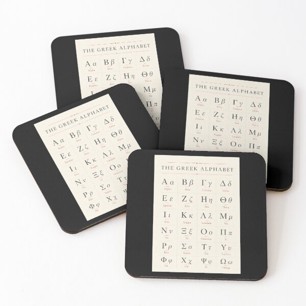 Item preview, Minimalist Ivory Greek Alphabet Educational Chart designed and sold by sadedream.