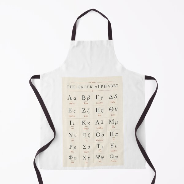 Item preview, Minimalist Ivory Greek Alphabet Educational Chart designed and sold by sadedream.