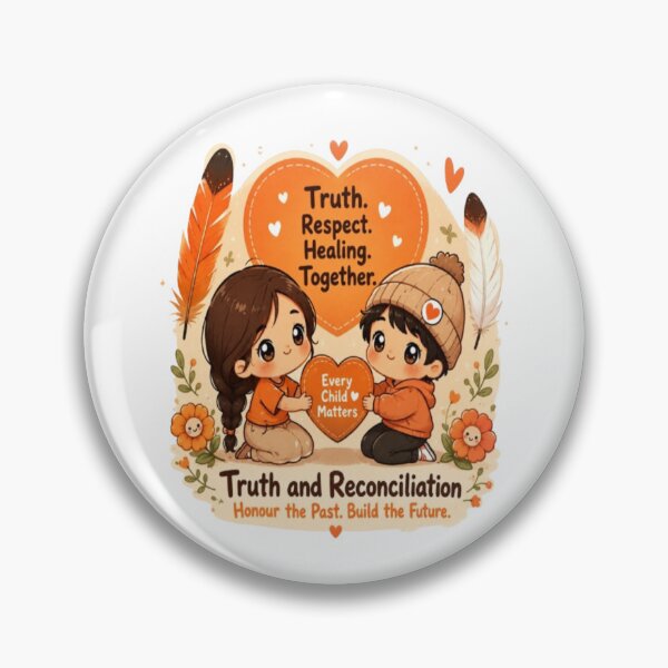 Item preview, Truth and Reconciliation Kawaii Every Child Matters Orange Heart Cute Design designed and sold by InspiredCreatives.
