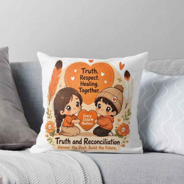 Item preview, Truth and Reconciliation Kawaii Every Child Matters Orange Heart Cute Design designed and sold by InspiredCreatives.