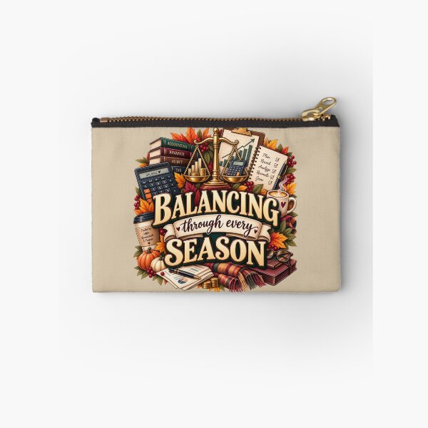 Item preview, Balancing Through Every Season – Autumn Accountant Finance Design designed and sold by astersgraphics.