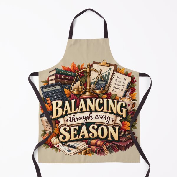 Item preview, Balancing Through Every Season – Autumn Accountant Finance Design designed and sold by astersgraphics.