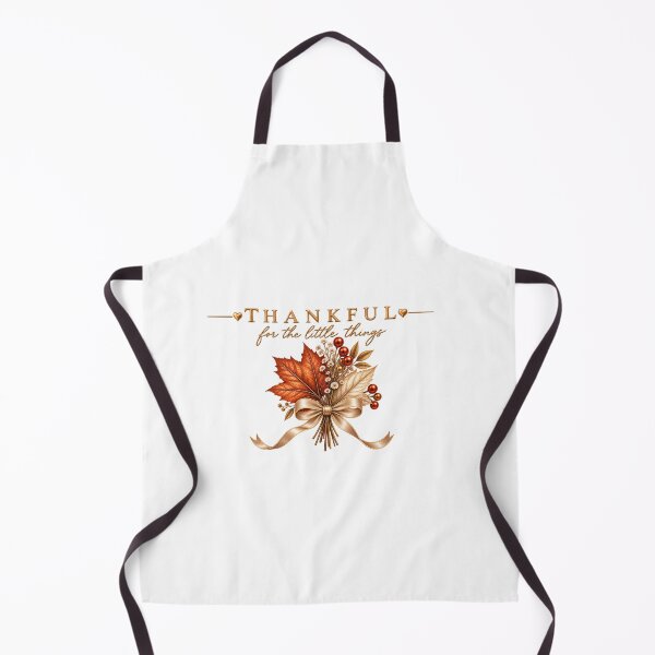 Item preview, Thankful for the Little Things – Elegant Autumn Leaves & Gratitude Design designed and sold by HO•Designs.